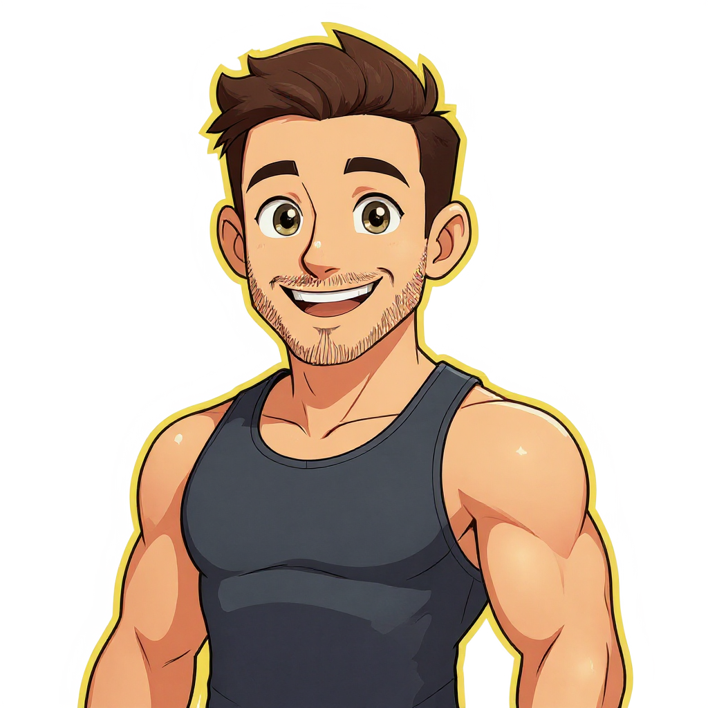 Ilustración de entrenador pensando, camiseta deportiva